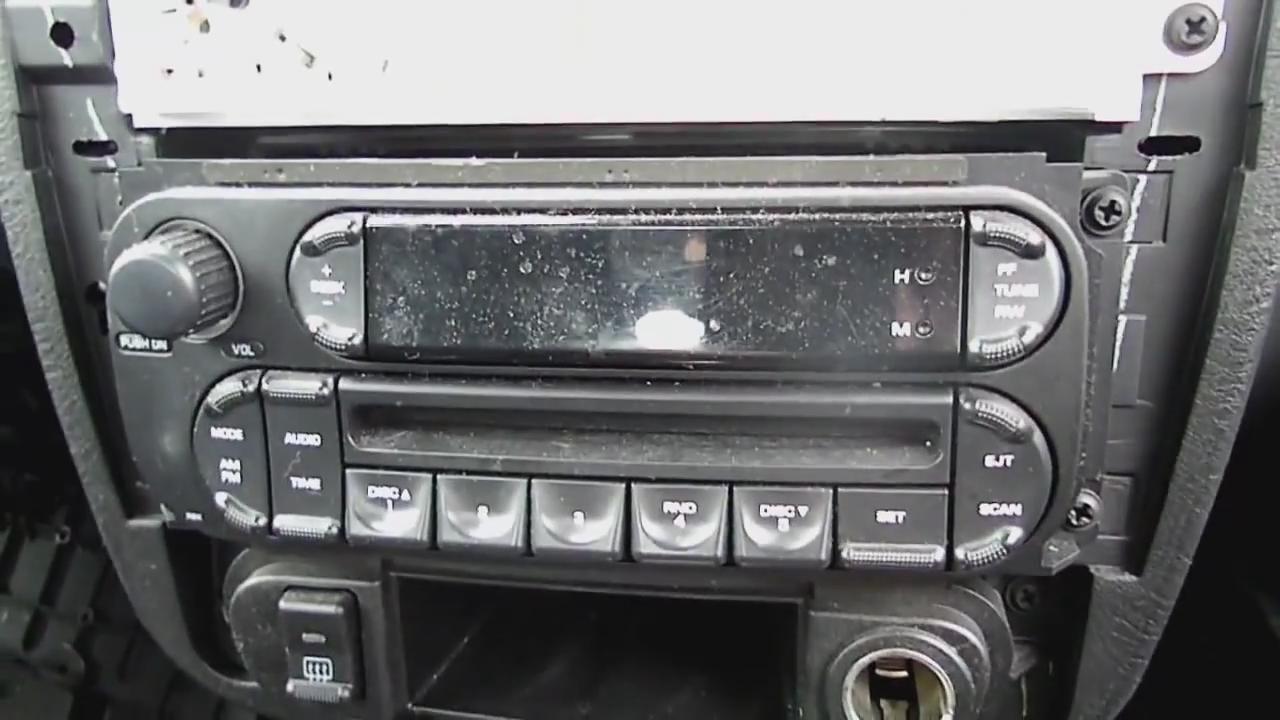Simple Removal Steps For 2004 2005 Dodge Neon Stereo With