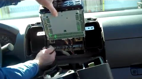 2009 dodge journey radio removal