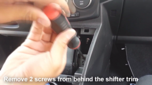 2009-2012 Mazda 5 Radio removal step 11