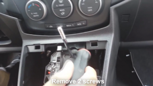 2009-2012 Mazda 5 Radio removal step 13