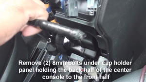 2009-2012 Mazda 5 Radio removal step 3