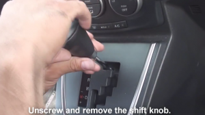 2009-2012 Mazda 5 Radio removal step 4