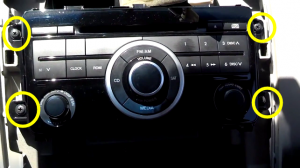 2012-2013 Mazda CX-9 Radio installation step 7