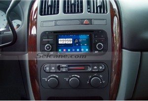 1999 2000 2001 Jeep Grand Cherokee car stereo after installation