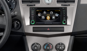 2008-2010 Jeep Commander head unit after installation