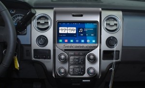 2012 2013 Ford F150 car stereo after installation