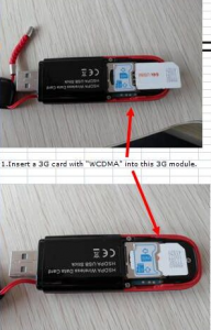 3G module installation 1