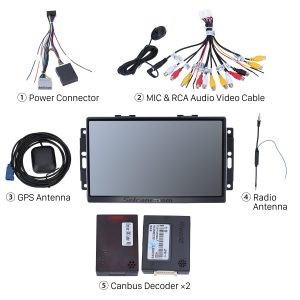 Check all the accessories for the new Seicane car radio