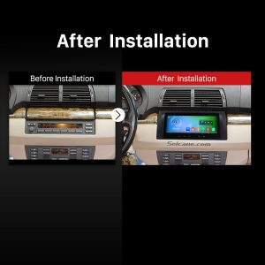 2000-2007 BMW X5 E53 3.0i 3.0d 4.4i 4.6is 4.8is Car Audio after installation