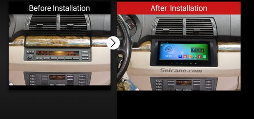 2000-2007 BMW X5 E53 3.0i 3.0d 4.4i 4.6is 4.8is Car Audio after installation