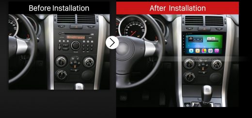 2005-2015 SUZUKI GRAND VITARA car radio after installation