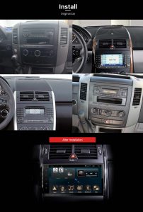 2006-2012 Mercedes Benz Viano Vito Radio after installation