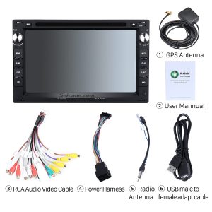 Check all the accessories for the new Seicane car radio