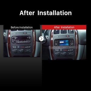 2002-2007 Jeep Liberty car stereo after installation