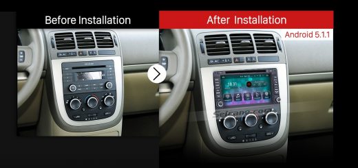 2005 2006 2007 Buick Terraza car stereo after installation