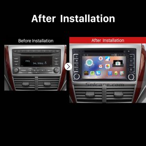 2008-2013 SUBARU Forester XV Impreza Car Stereo after installation