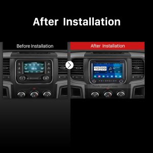 2013 2014 2015 Dodge Ram 1500 2500 3500 4500 stereo after installation