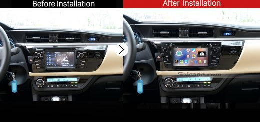 2013 2014 Toyota Corolla Stereo Sound System after installation