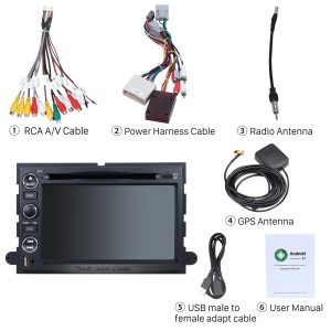 Check all the accessories for the new Seicane head unit