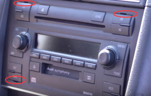 There are four removal slots in the stereo