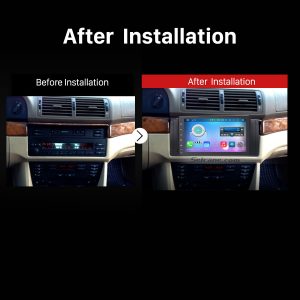 2002 2003 2004 Range Rover car stereo after installation