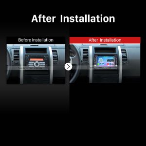 2004-2009 Kia sportage car stereo after installation