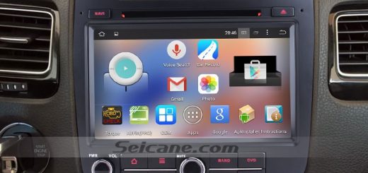 2010-2014 VW Volkswagen TOUAREG Stereo Radio after installation