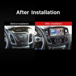 2011 Ford C Max Head unit after installation