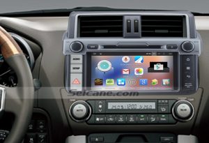 2014 Toyota Prado Radio after installation