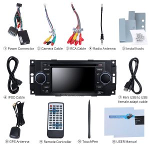 Check all the accessories for the new Seicane car radio