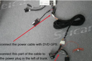 Connect the power cables as the picture shows