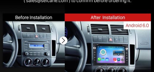 2001-2011 VW Volkswagen MK5 Car Stereo after installation