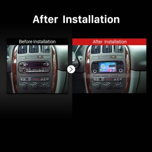 2002-2006 Dodge Ram pick-up Car Radio after installation