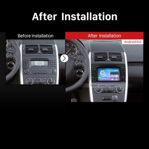 2004-2012 Mercedes Benz B W245 B150 B160 B170 B180 B200 B55 Car Radio after installation