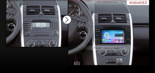 2004-2012 Mercedes Benz B W245 B150 B160 B170 B180 B200 B55 Car Radio after installation