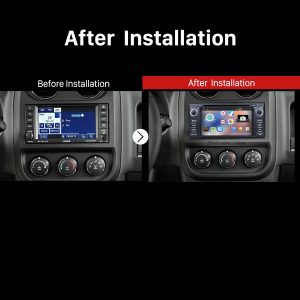 2009 2010 2011 Jeep Compass Touch Screen Radio Stereo after installation