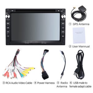 Check all the accessories for the new Seicane car stereo