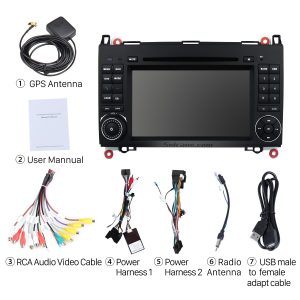 Check all the accessories for the new Seicane car radio