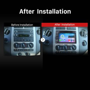 2004-2014 Ford F150 F250 F350 Bluetooth Car Radio after installation