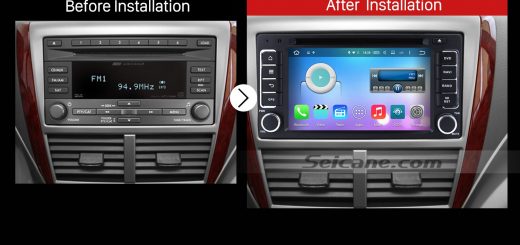 2008-2013 SUBARU Forester XV Impreza GPS Bluetooth Car Stereo after installation