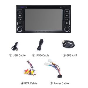 Check all the accessories for the new Seicane car stereo