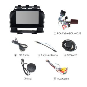 Check all the accessories for the new Seicane car radio