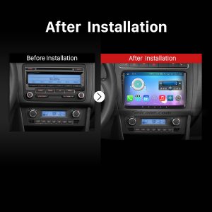 2004 2005 2006 2007 2008 -2013 Skoda FABIA Car Radio after installation