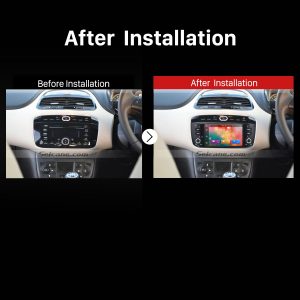 2013 2014 FIAT LINEA Car Radio after installation