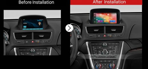 2013 OPEL MOKKA GPS Bluetooth Car Radio after installation