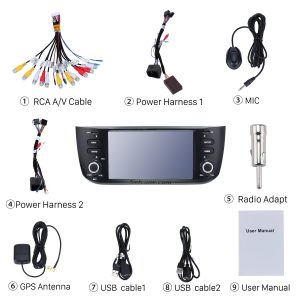 Check all the accessories for the new Seicane car radio