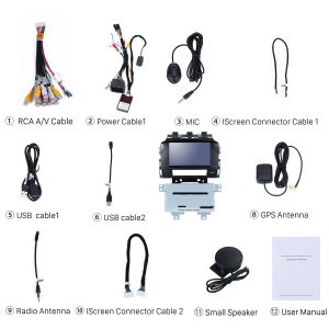 Check all the accessories for the new Seicane car radio