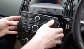 Pull out the center control panel