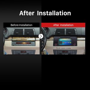 2000 2001 2002 2003 2004-2007 BMW X5 E53 3.0i 3.0d 4.4i 4.6is 4.8is Bluetooth DVD Car Radio after installation