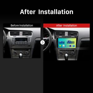 2013 2014 2015 VW Volkswagen Golf 7 Car Radio after installation